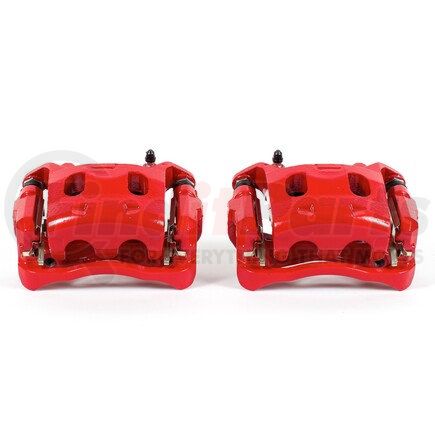 PowerStop Brakes S7100 Red Powder Coated Calipers