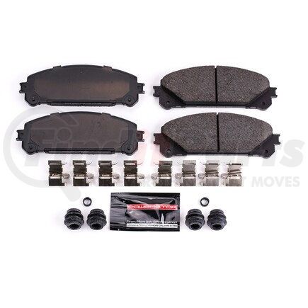 PowerStop Brakes Z231324 Z23 EVOLUTION SPORT CARBON-FIBER BRAKE PADS W/ HARDWARE