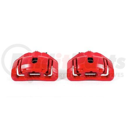PowerStop Brakes S3334 Red Powder Coated Calipers
