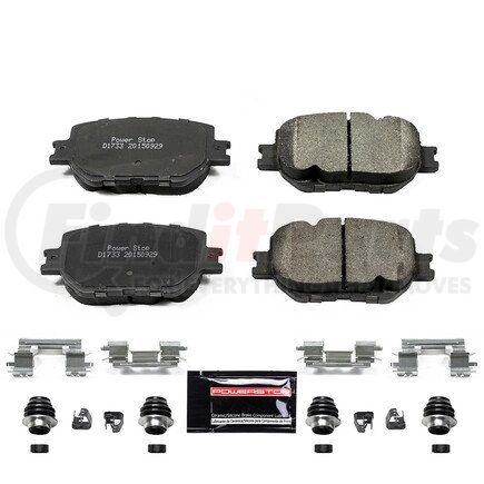PowerStop Brakes Z231733 Z23 EVOLUTION SPORT CARBON-FIBER BRAKE PADS W/ HARDWARE