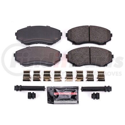 PowerStop Brakes Z231038 Z23 EVOLUTION SPORT CARBON-FIBER BRAKE PADS W/ HARDWARE