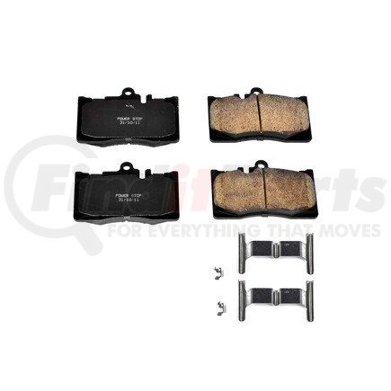 PowerStop Brakes 17-870 Z17 EVOLUTION CERAMIC BRAKE PADS W/ HARDWARE