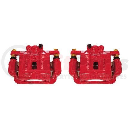 PowerStop Brakes S6394 Red Powder Coated Calipers