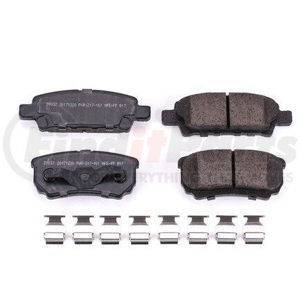PowerStop Brakes 17-1037 Z17 EVOLUTION CERAMIC BRAKE PADS W/ HARDWARE