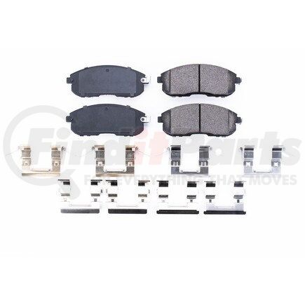 PowerStop Brakes 17-815 Z17 EVOLUTION CERAMIC BRAKE PADS W/ HARDWARE