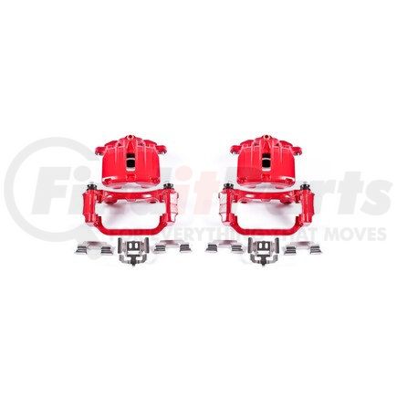 PowerStop Brakes S4726 Red Powder Coated Calipers