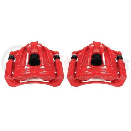 PowerStop Brakes S4844 Red Powder Coated Calipers