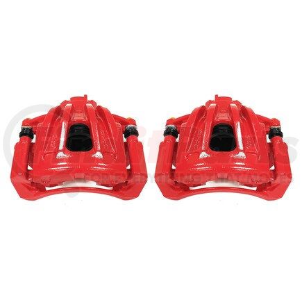 PowerStop Brakes S4844 Red Powder Coated Calipers