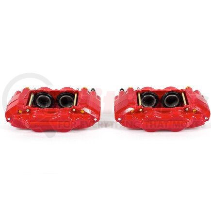 PowerStop Brakes S5018 Red Powder Coated Calipers