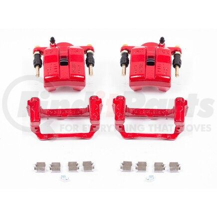 PowerStop Brakes S3316 Red Powder Coated Calipers