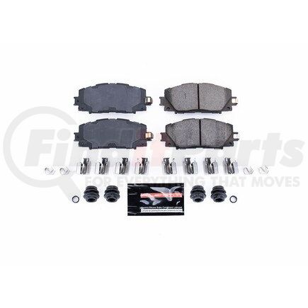 PowerStop Brakes Z231184A Z23 EVOLUTION SPORT CARBON-FIBER BRAKE PADS W/ HARDWARE