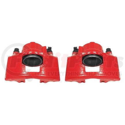 PowerStop Brakes S4297 Red Powder Coated Calipers