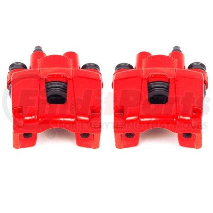 PowerStop Brakes S4754 Red Powder Coated Calipers