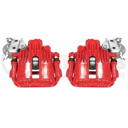 PowerStop Brakes S4540 Red Powder Coated Calipers