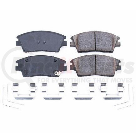 PowerStop Brakes 17-1847 Z17 EVOLUTION CERAMIC BRAKE PADS W/ HARDWARE