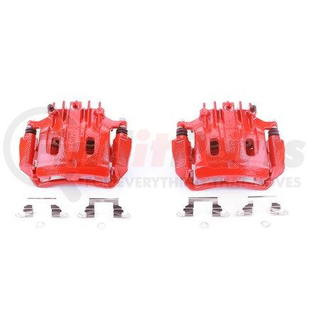 PowerStop Brakes S4752 Red Powder Coated Calipers