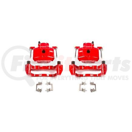 PowerStop Brakes S2614 Red Powder Coated Calipers