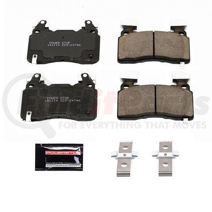 PowerStop Brakes Z231474A Z23 EVOLUTION SPORT CARBON-FIBER BRAKE PADS W/ HARDWARE