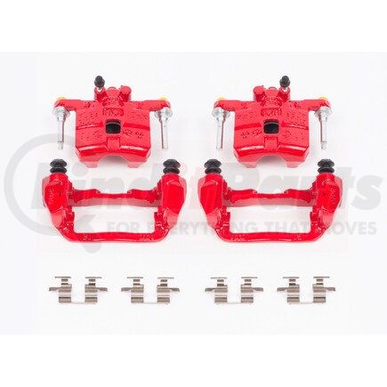 PowerStop Brakes S2066 Red Powder Coated Calipers