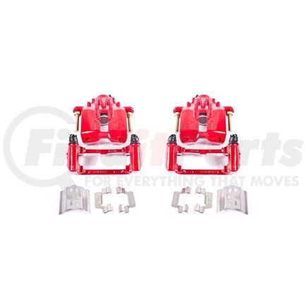 PowerStop Brakes S4698 Red Powder Coated Calipers