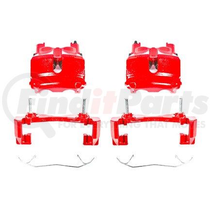 PowerStop Brakes S4810 Red Powder Coated Calipers