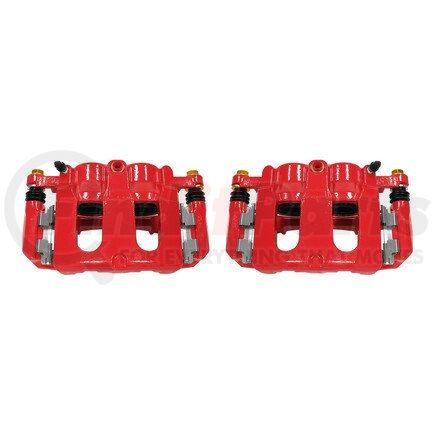 PowerStop Brakes S5214 Red Powder Coated Calipers