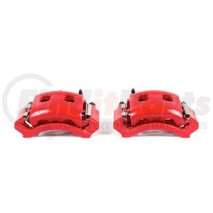 PowerStop Brakes S4762 Red Powder Coated Calipers