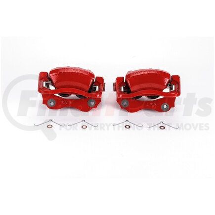 PowerStop Brakes S2778 Red Powder Coated Calipers