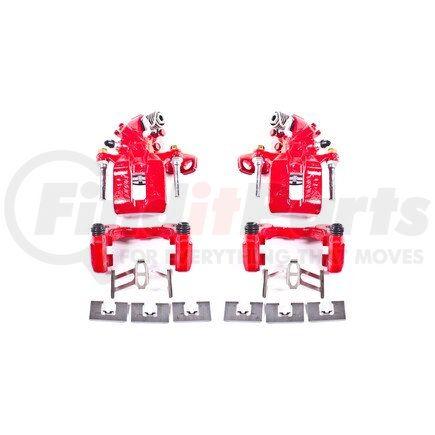 PowerStop Brakes S3298 Red Powder Coated Calipers