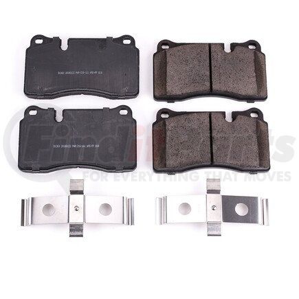 PowerStop Brakes 17-1263 Z17 EVOLUTION CERAMIC BRAKE PADS W/ HARDWARE