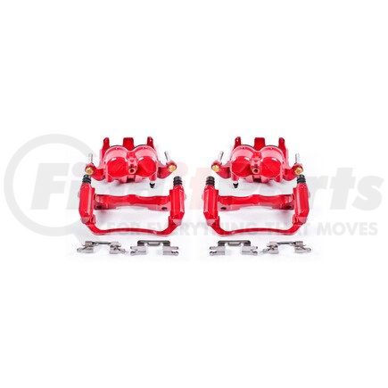 PowerStop Brakes S3122A Red Powder Coated Calipers