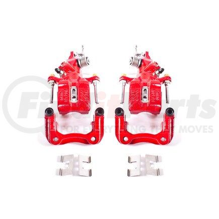 PowerStop Brakes S2068 Red Powder Coated Calipers