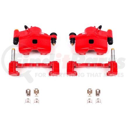 PowerStop Brakes S1379 Red Powder Coated Calipers