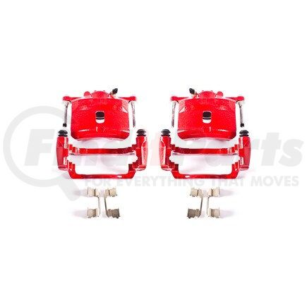 PowerStop Brakes S2658 Red Powder Coated Calipers