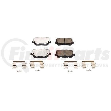 PowerStop Brakes 17-1766 Z17 EVOLUTION CERAMIC BRAKE PADS W/ HARDWARE
