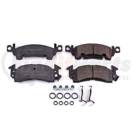 PowerStop Brakes 17-052 Z17 EVOLUTION CERAMIC BRAKE PADS W/ HARDWARE