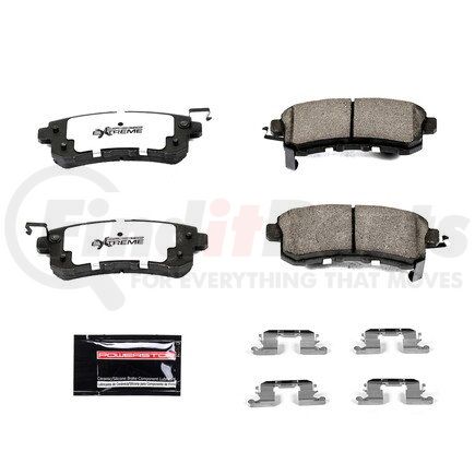 PowerStop Brakes Z36-1510 Z36 TRUCK & TOW CARBON-FIBER CERAMIC BRAKE PADS W/ HARDWARE