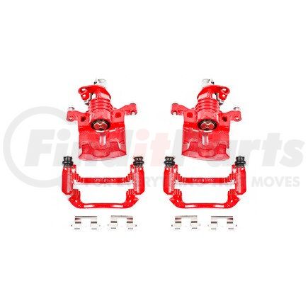 PowerStop Brakes S5010 Red Powder Coated Calipers