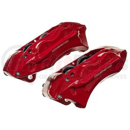 PowerStop Brakes S1784 Red Powder Coated Calipers