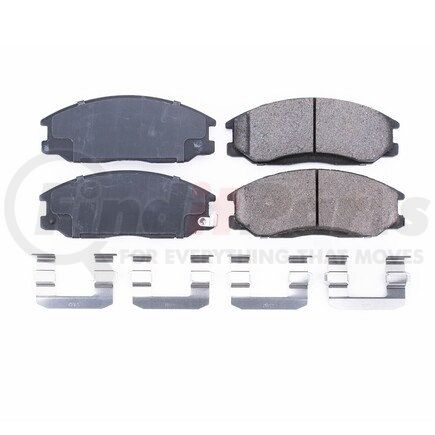 PowerStop Brakes 17-864 Z17 EVOLUTION CERAMIC BRAKE PADS W/ HARDWARE