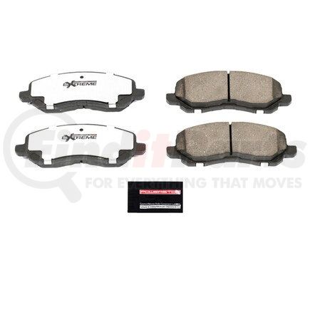 PowerStop Brakes Z26866 Z26 STREET PERFORMANCE CARBON-FIBER CERAMIC BRAKE PADS W/ HARDWARE