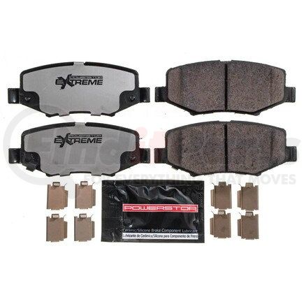 PowerStop Brakes Z36-1274 Z36 TRUCK & TOW CARBON-FIBER CERAMIC BRAKE PADS W/ HARDWARE