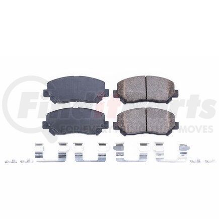 PowerStop Brakes 17-1640A Z17 EVOLUTION CERAMIC BRAKE PADS W/ HARDWARE
