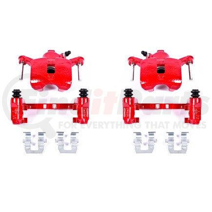 PowerStop Brakes S4644 Red Powder Coated Calipers