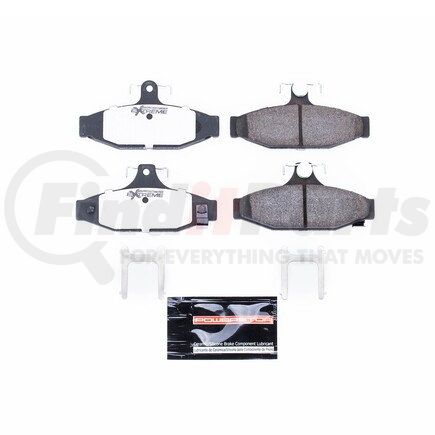 PowerStop Brakes Z26413 Z26 STREET PERFORMANCE CARBON-FIBER CERAMIC BRAKE PADS W/ HARDWARE