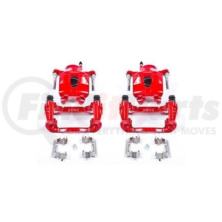 PowerStop Brakes S2580A Red Powder Coated Calipers