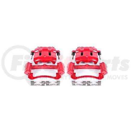 PowerStop Brakes S4790 Red Powder Coated Calipers