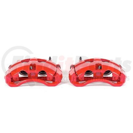 PowerStop Brakes S5072 Red Powder Coated Calipers
