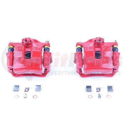 PowerStop Brakes S2812 Red Powder Coated Calipers