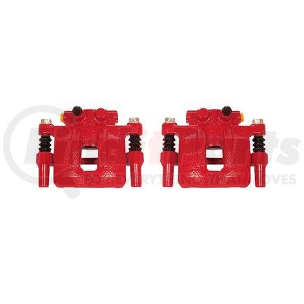 PowerStop Brakes S5038 Red Powder Coated Calipers